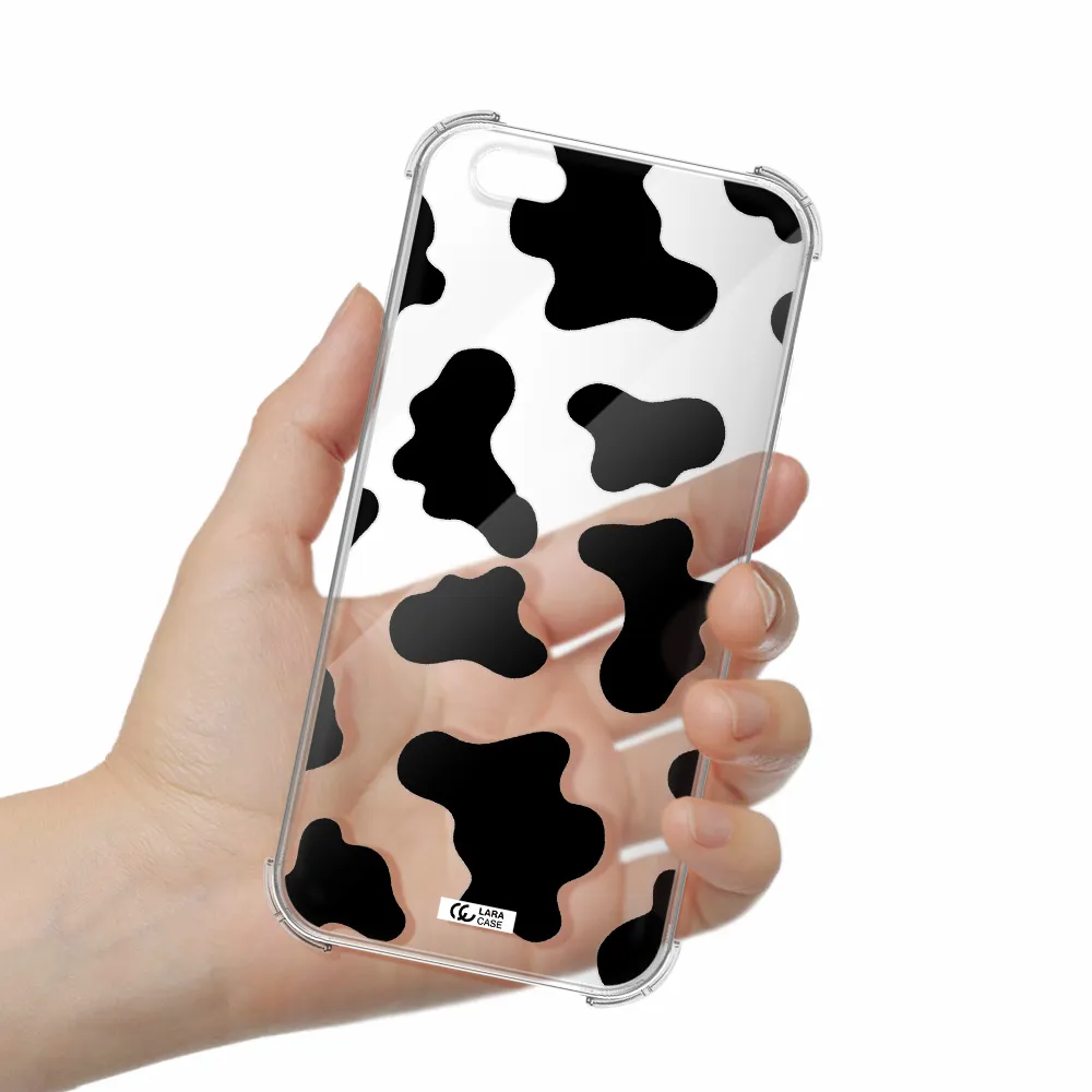 Cow Print Apple iPhone 6 s plus Clear PC Case