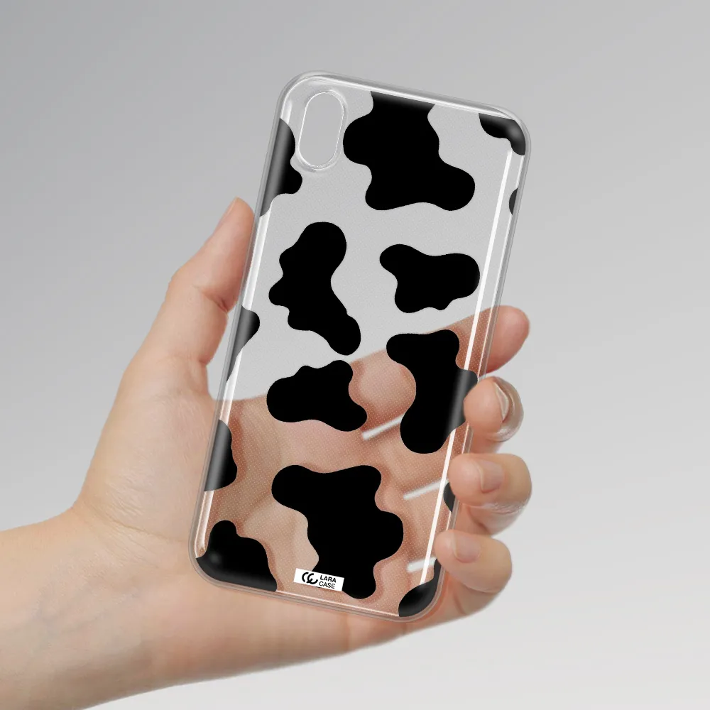 Cow Print Huawei Honor 8S Clear TPU Case