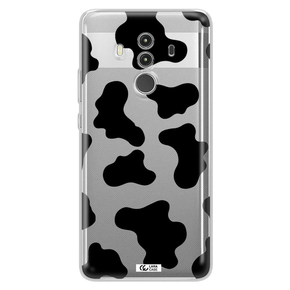 Cow Print Huawei Mate 10 Clear TPU Case