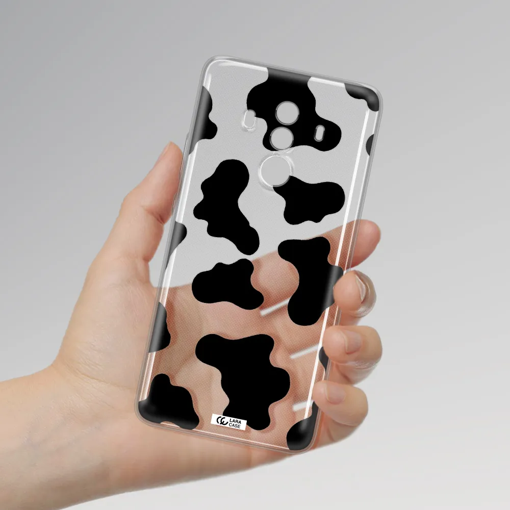 Cow Print Huawei Mate 10 Clear TPU Case