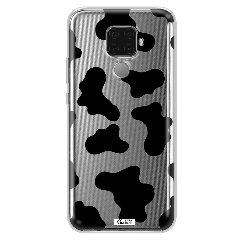 Cow Print Huawei Mate 30 Lite Clear TPU Case
