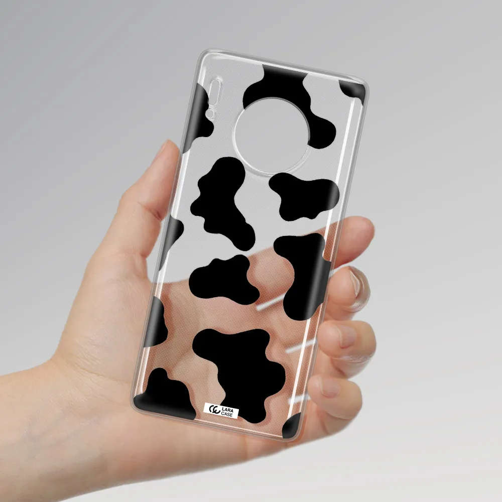 Cow Print Huawei Mate 30 Pro Clear TPU Case