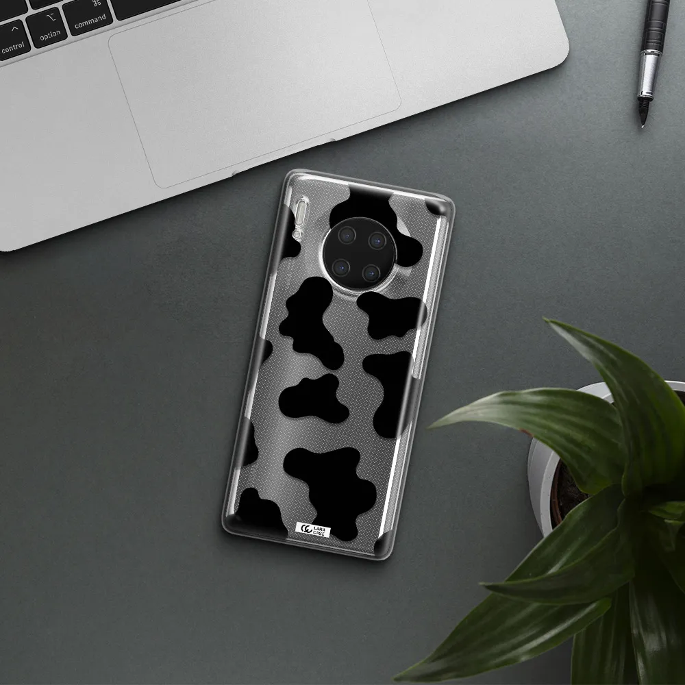 Cow Print Huawei Mate 30 Pro Clear TPU Case