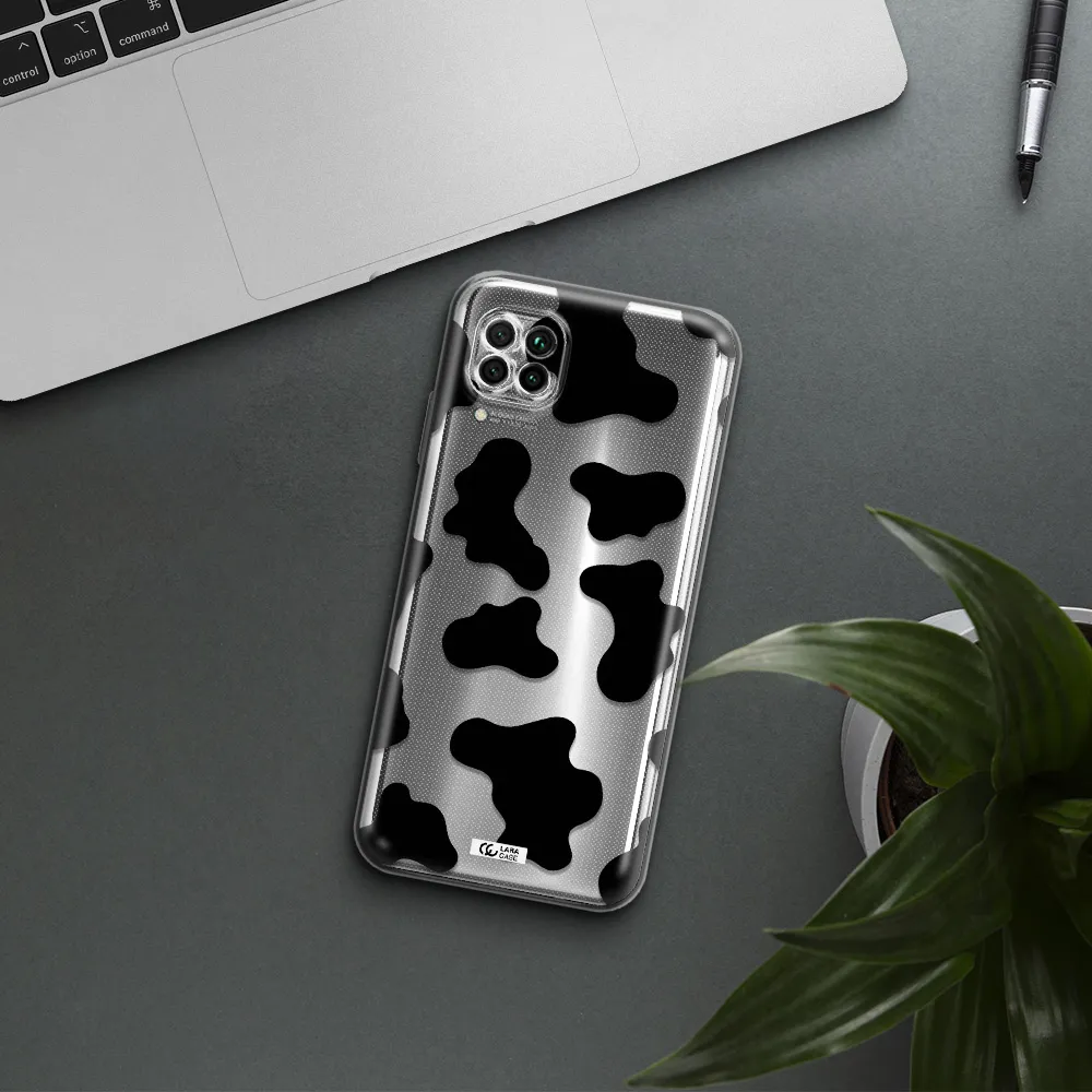 Cow Print Huawei Nova 7I Clear Tpu Case