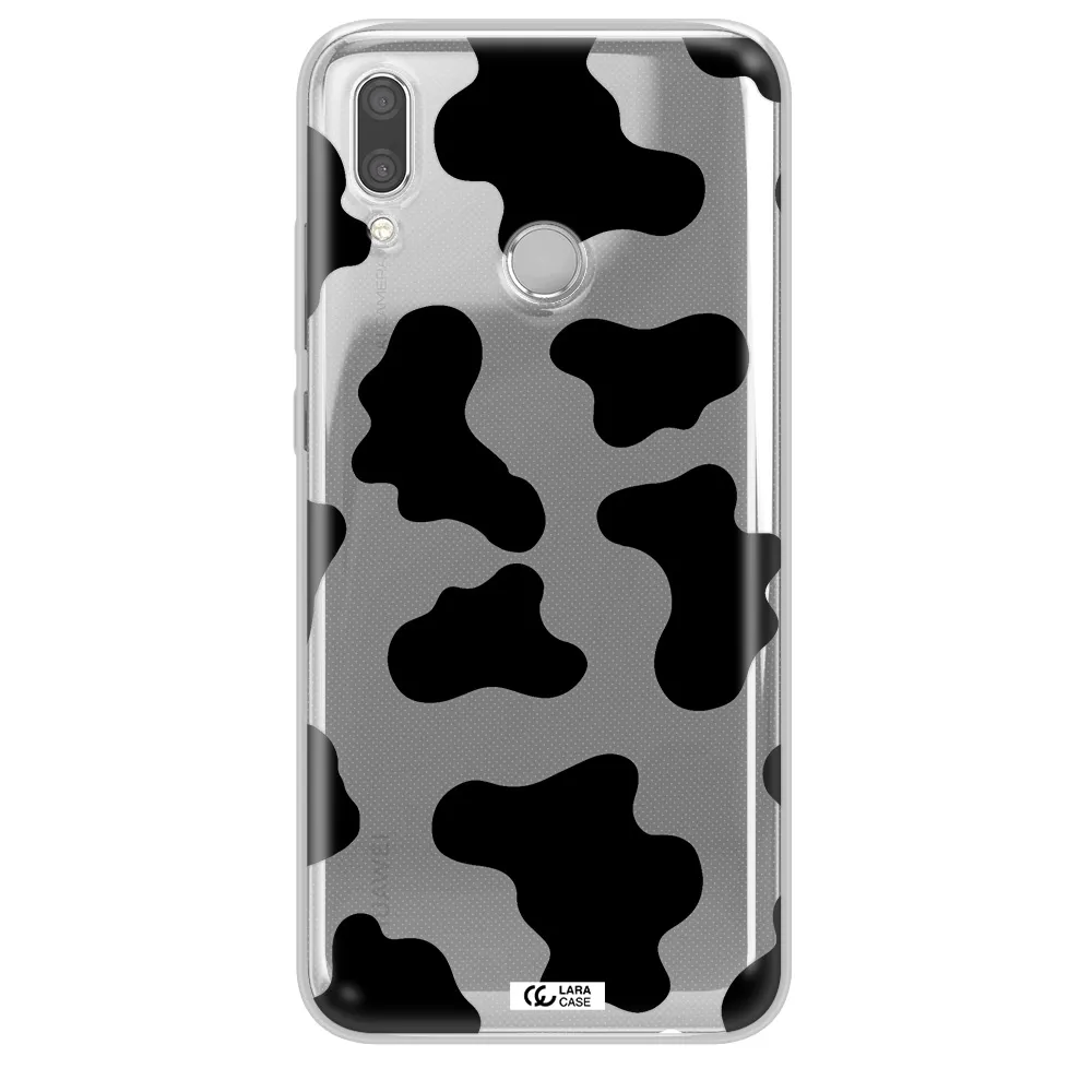 Cow Print Huawei P Smart 2019 Clear TPU Case
