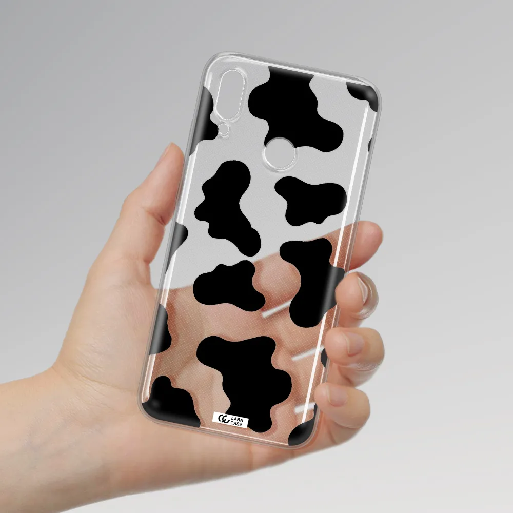 Cow Print Huawei P Smart 2019 Clear TPU Case