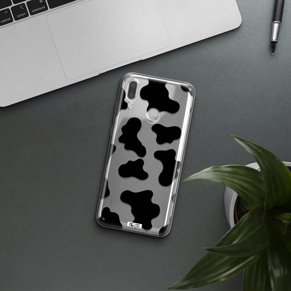 Cow Print Huawei P Smart 2019 Clear TPU Case