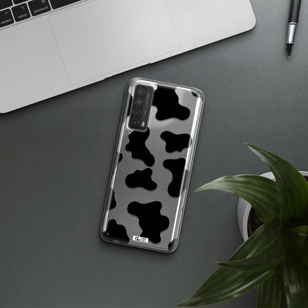 Cow Print Huawei P Smart 2021 Clear TPU Case