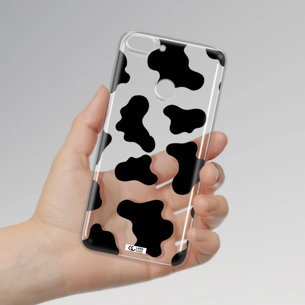 Cow Print Huawei P Smart Clear TPU Case