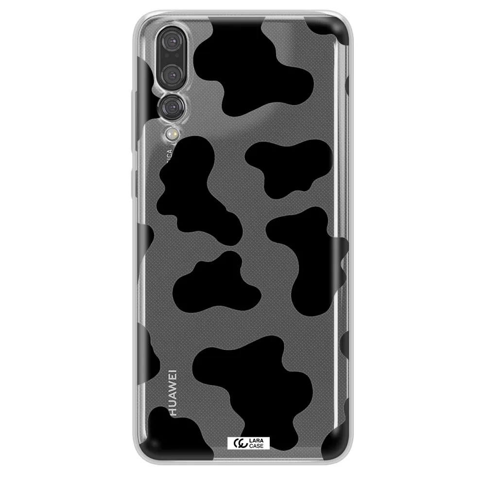 Cow Print Huawei P20 Pro Clear TPU Case