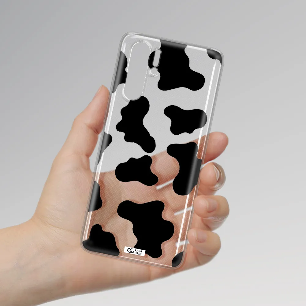 Cow Print Huawei P30 Pro Clear TPU Case
