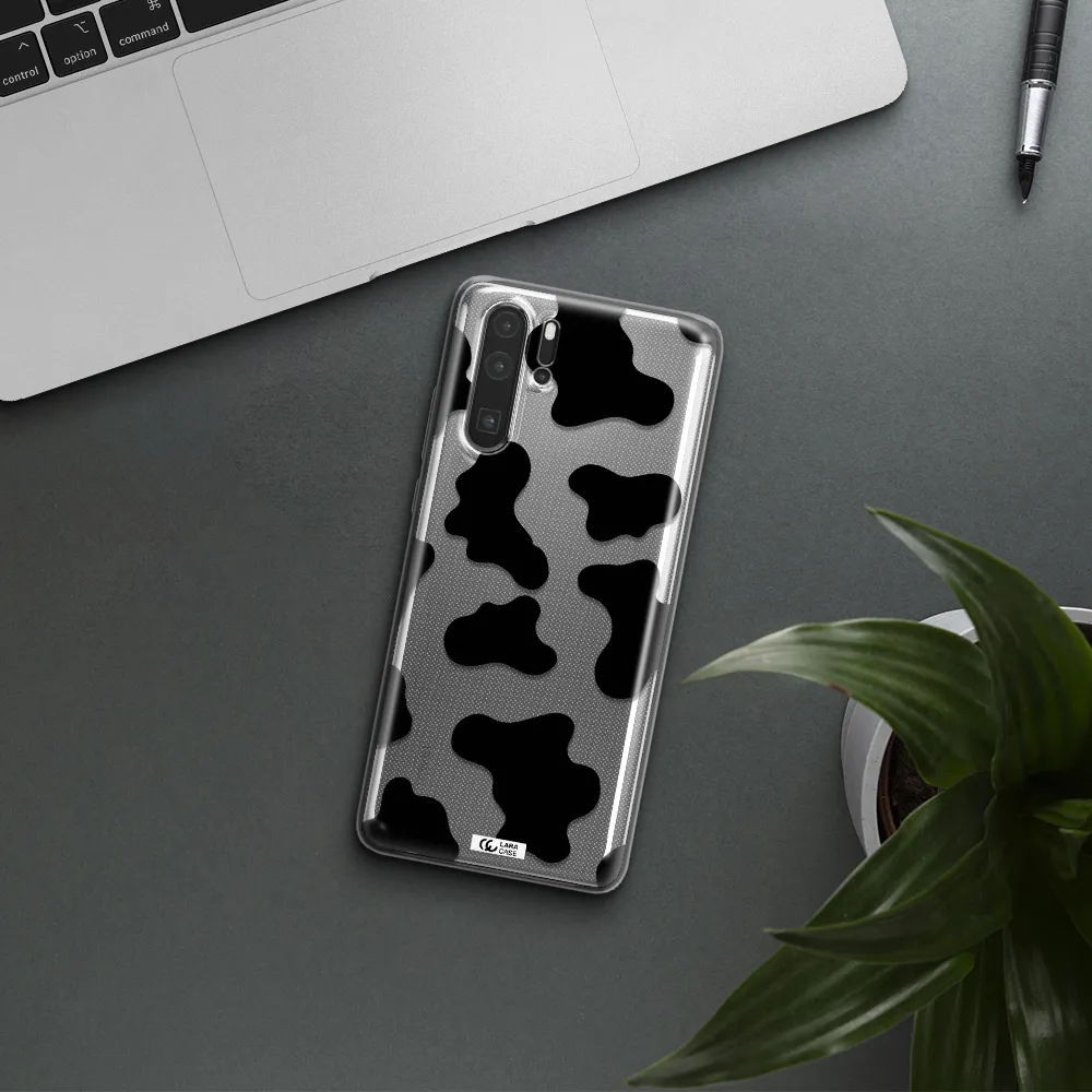 Cow Print Huawei P30 Pro Clear TPU Case
