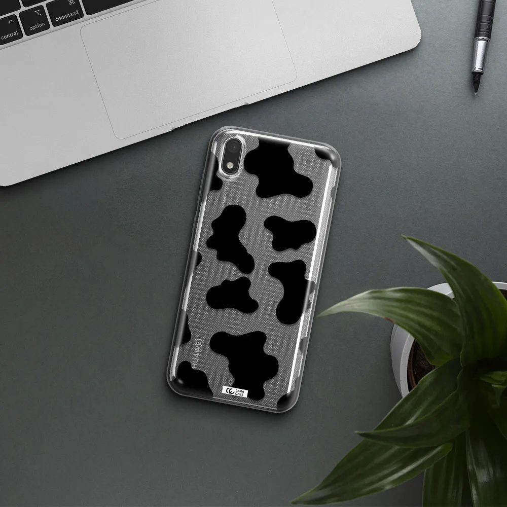 Cow Print Huawei Y5 2019 Clear TPU Case