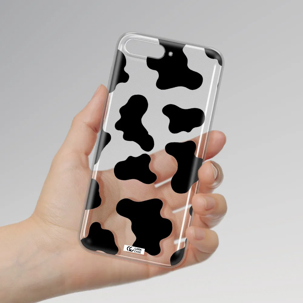 Cow Print Huawei Y6 2018 Clear TPU Case