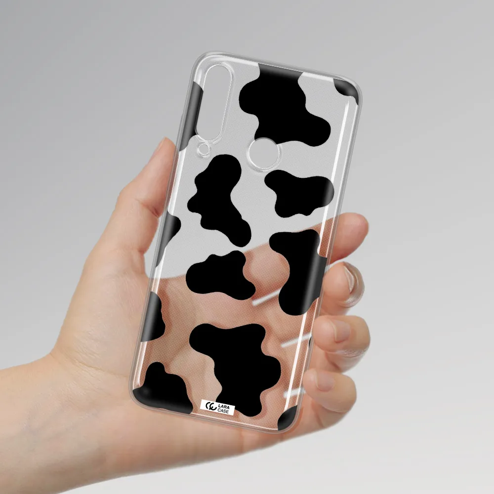 Cow Print Huawei Y6P Clear TPU Case