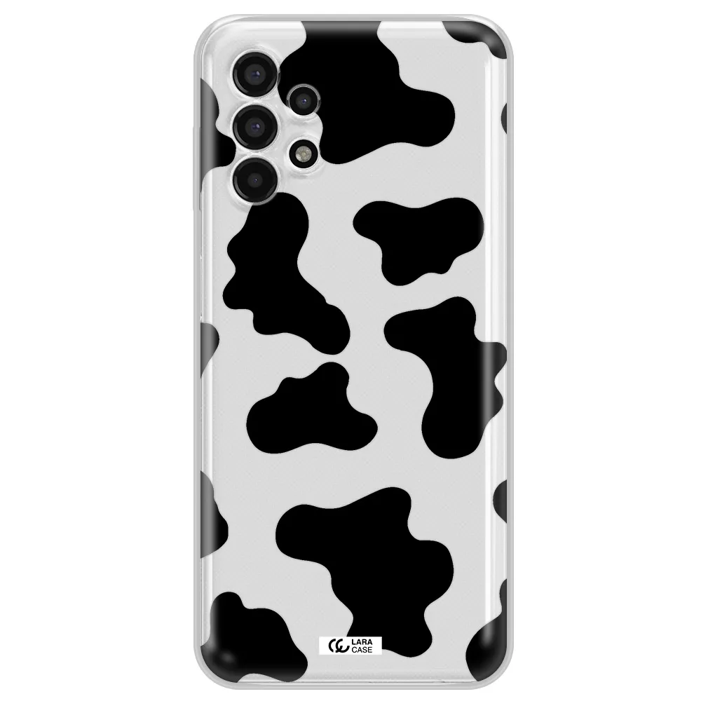 Cow Print Samsung A13 4g Clear TPU Case