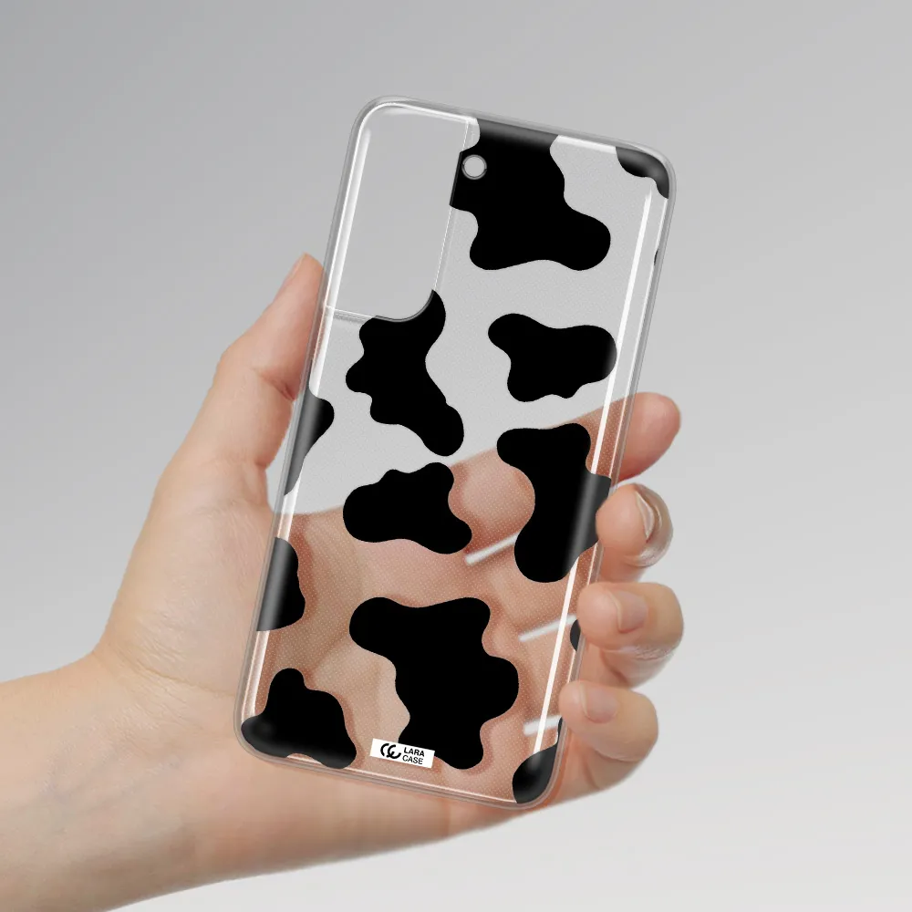 Cow Print Samsung A21 Fe Clear TPU Case