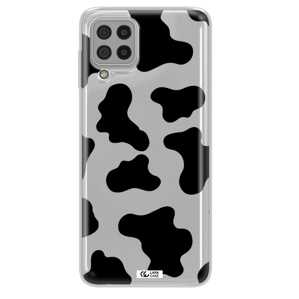 Cow Print Samsung A22 4g Clear TPU Case