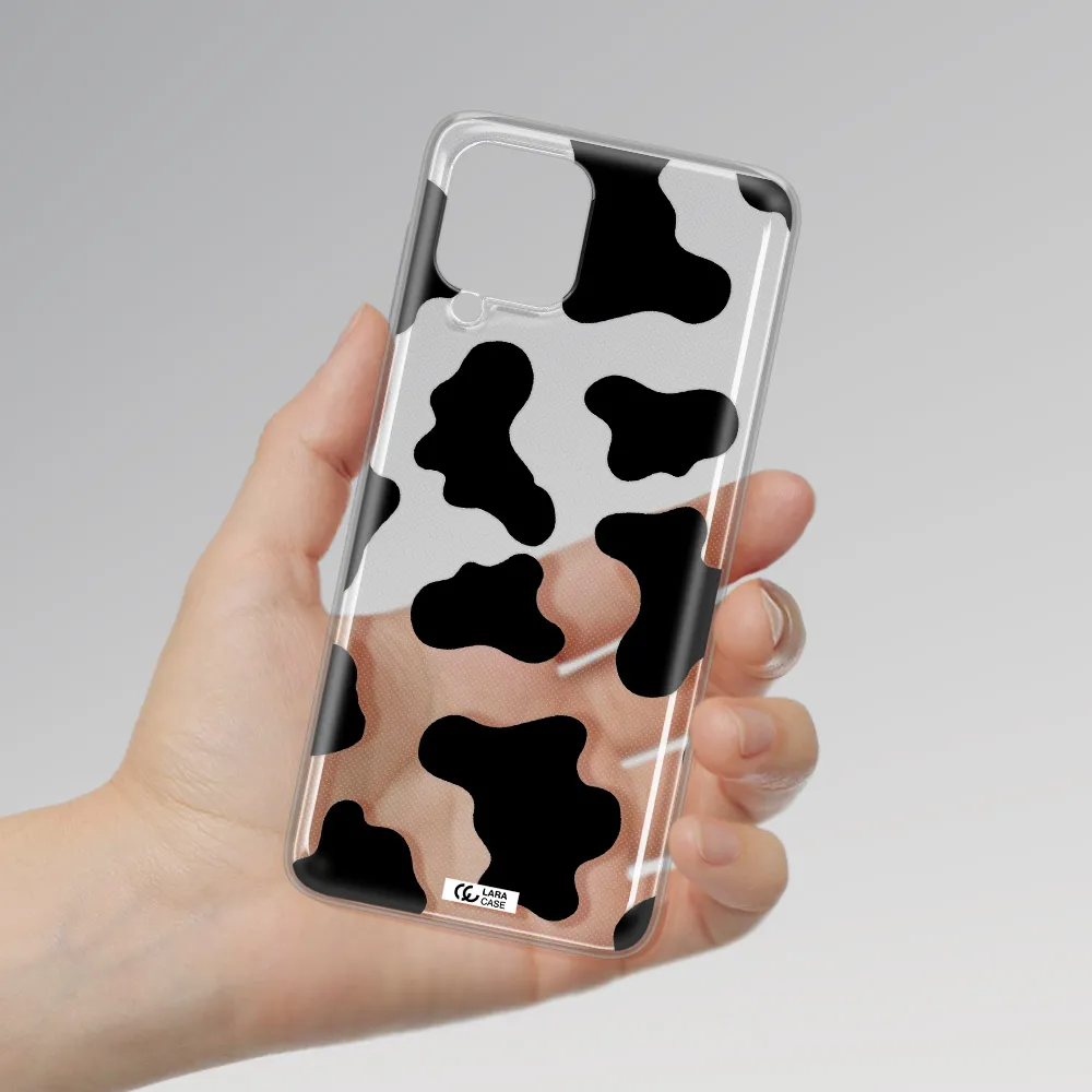 Cow Print Samsung A22 4g Clear TPU Case