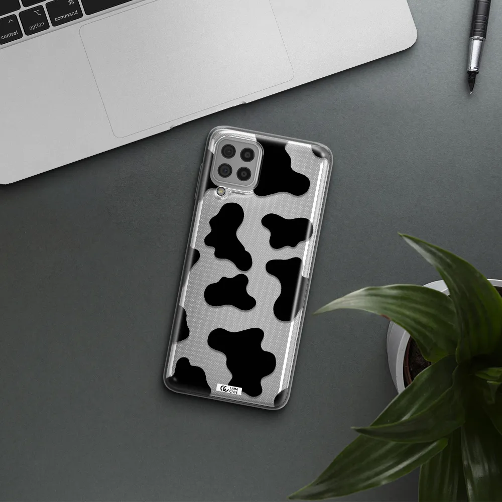 Cow Print Samsung A22 4g Clear TPU Case
