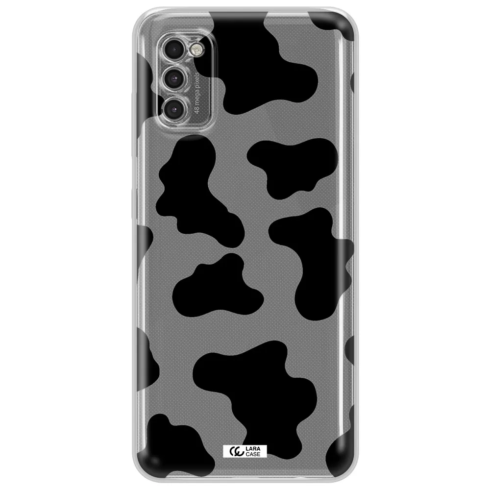 Cow Print Samsung A41 Clear Tpu Case