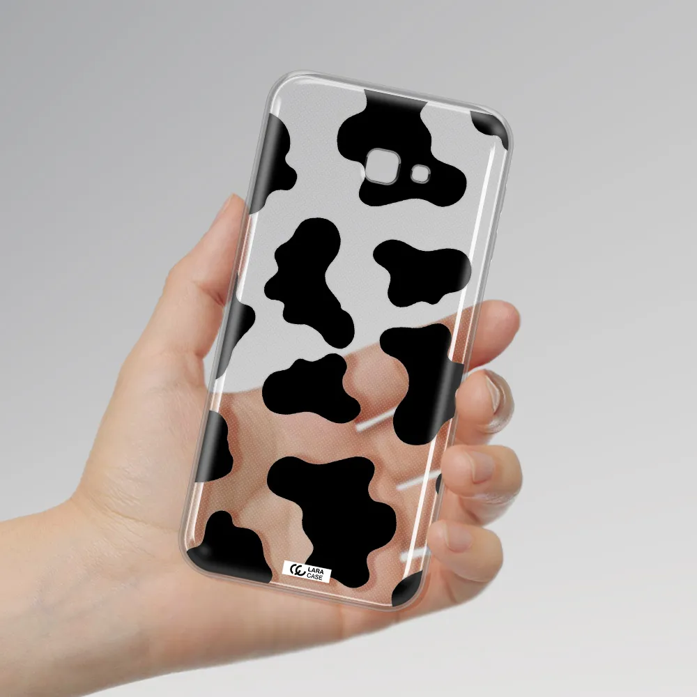 Cow Print Samsung J4 Plus Clear TPU Case