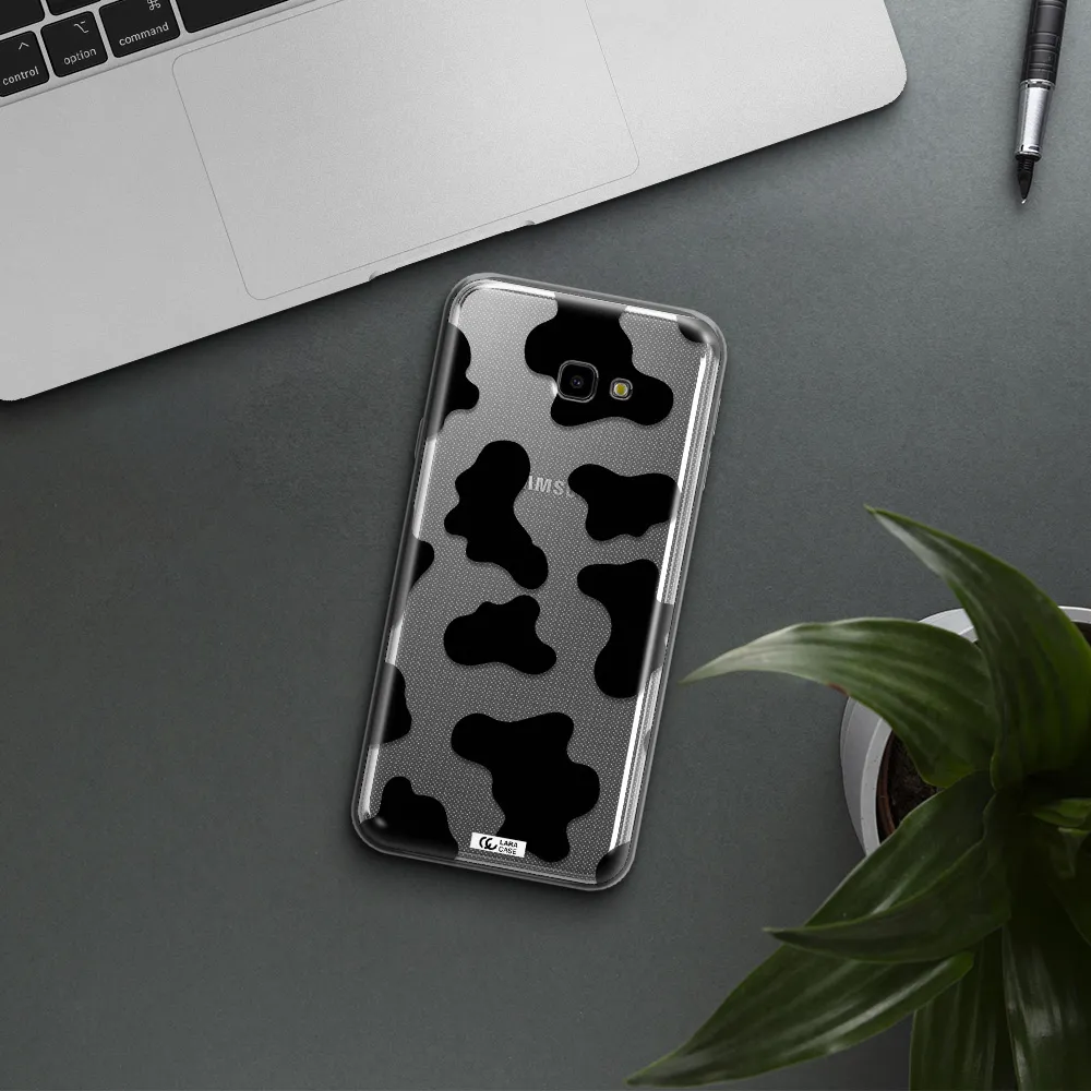 Cow Print Samsung J4 Plus Clear TPU Case