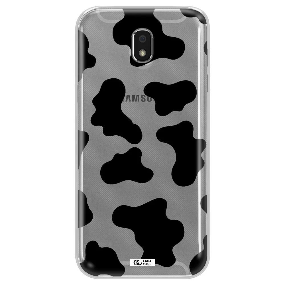 Cow Print Samsung J5 2017 Clear TPU Case