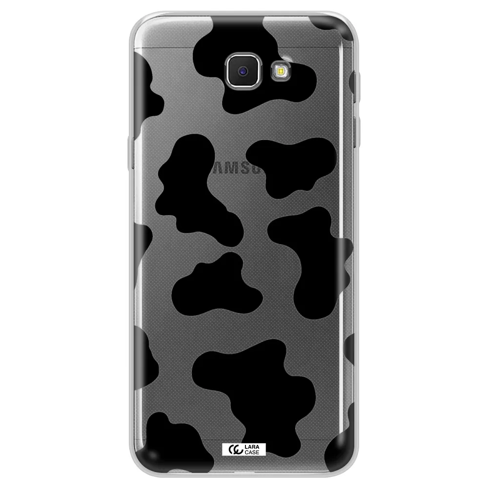Cow Print Samsung J5 Prime Clear TPU Case