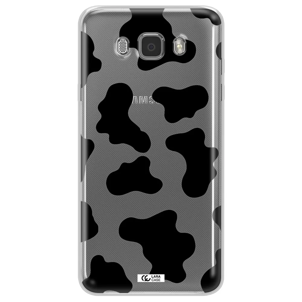 Cow Print Samsung J7 2016 Clear TPU Case