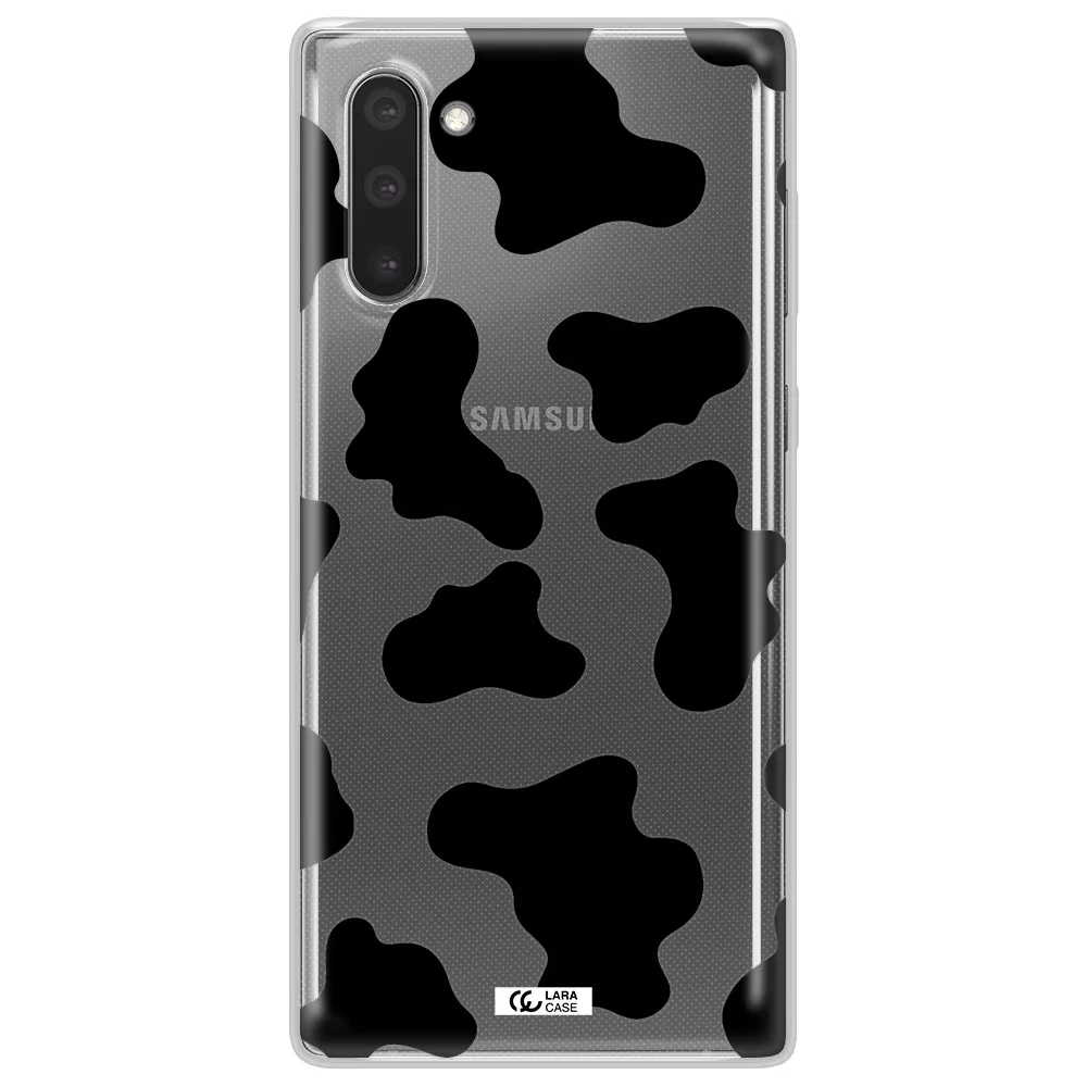 Cow Print Samsung Note 10 Clear TPU Case