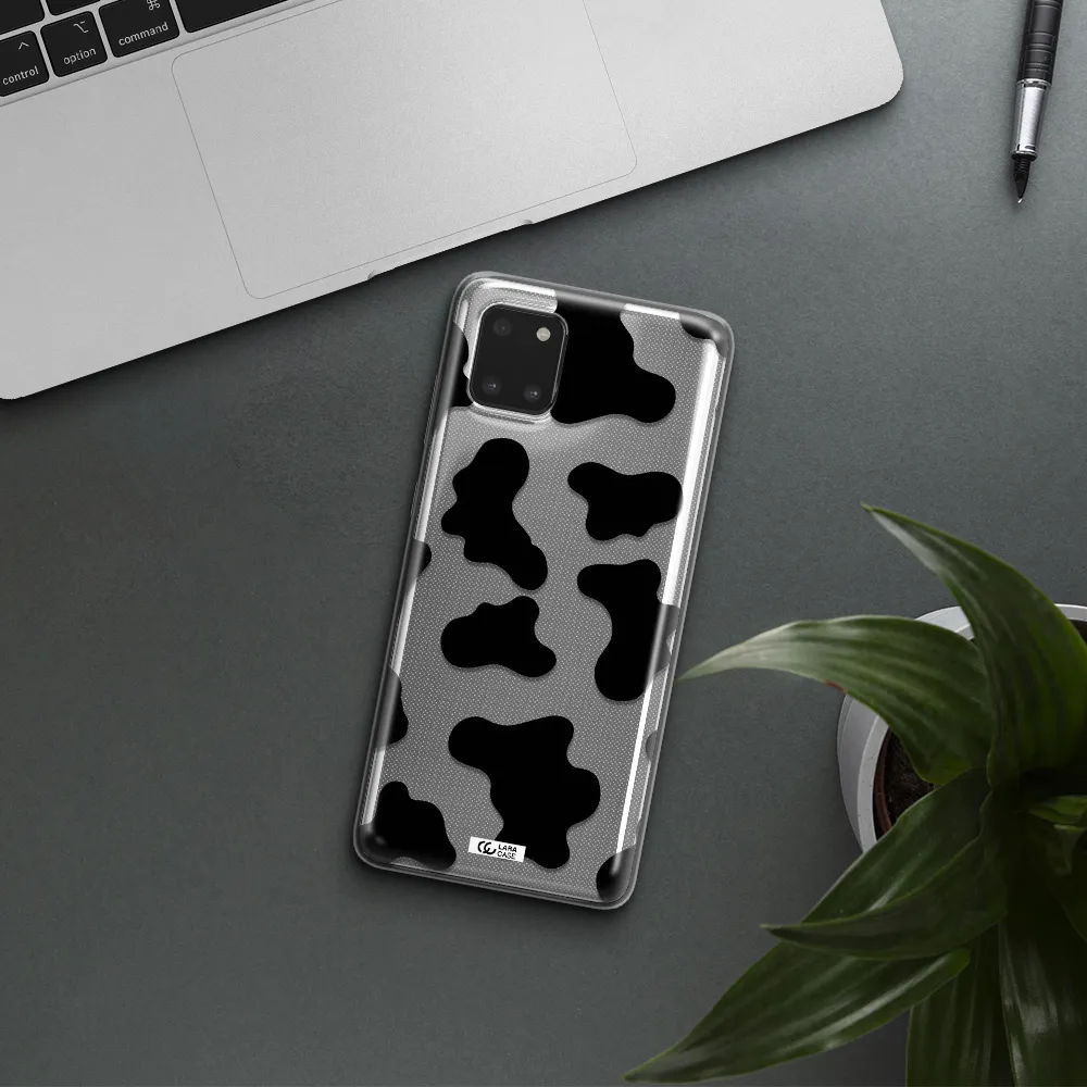 Cow Print Samsung Note 10 Lite Clear TPU Case