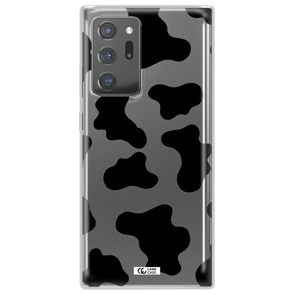 Cow Print Samsung Note 20 Ultra Clear TPU Case