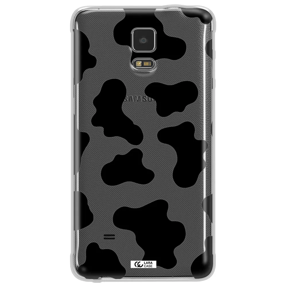 Cow Print Samsung Note 4 Clear TPU Case