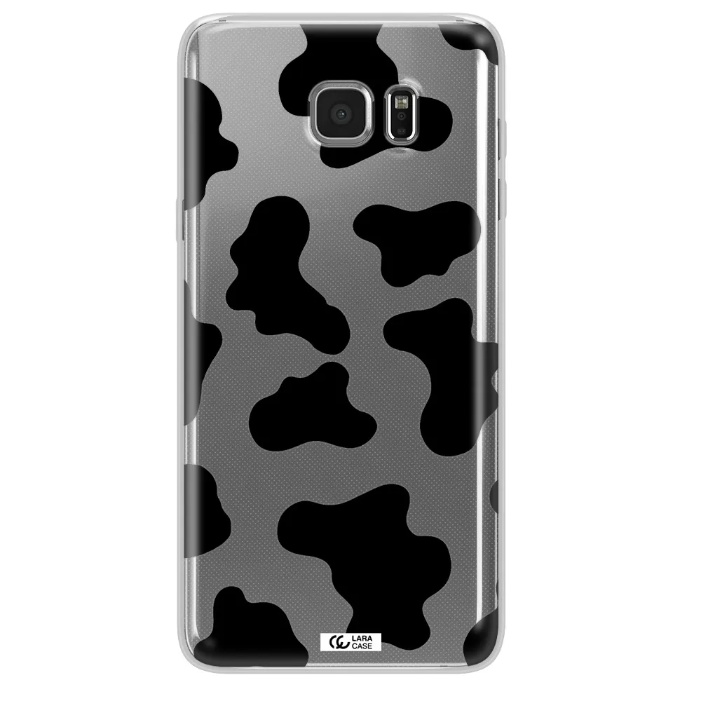 Cow Print Samsung Note 5 Clear TPU Case