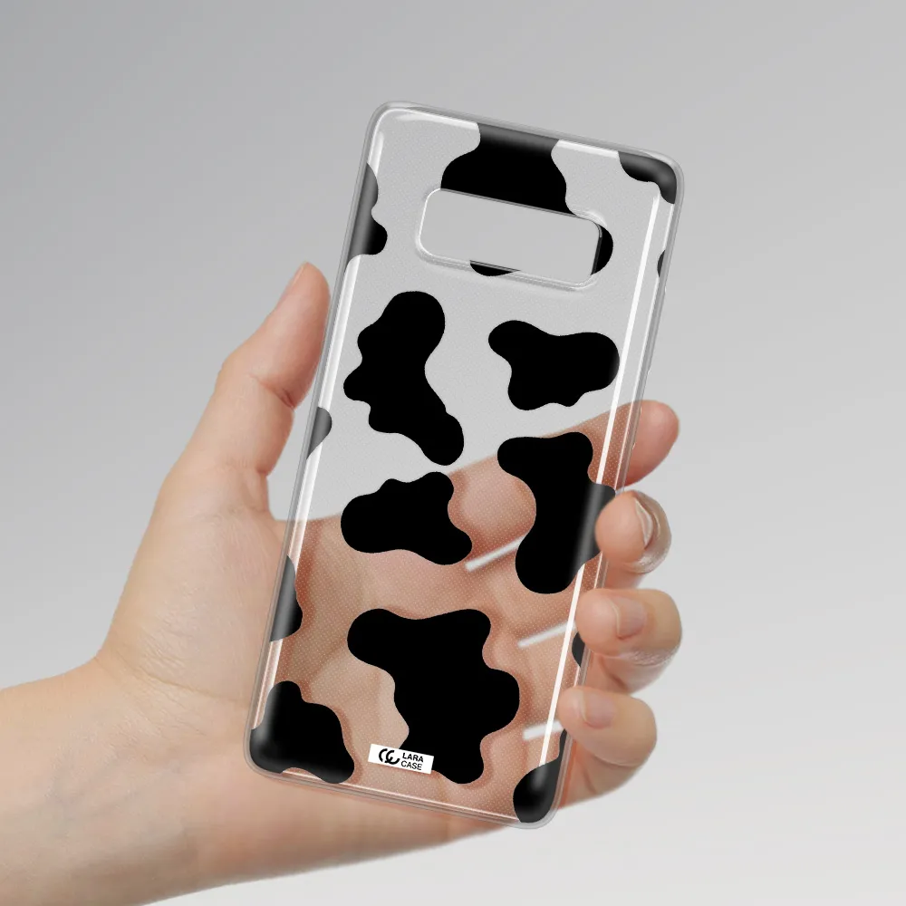 Cow Print Samsung Note 8 Clear TPU Case