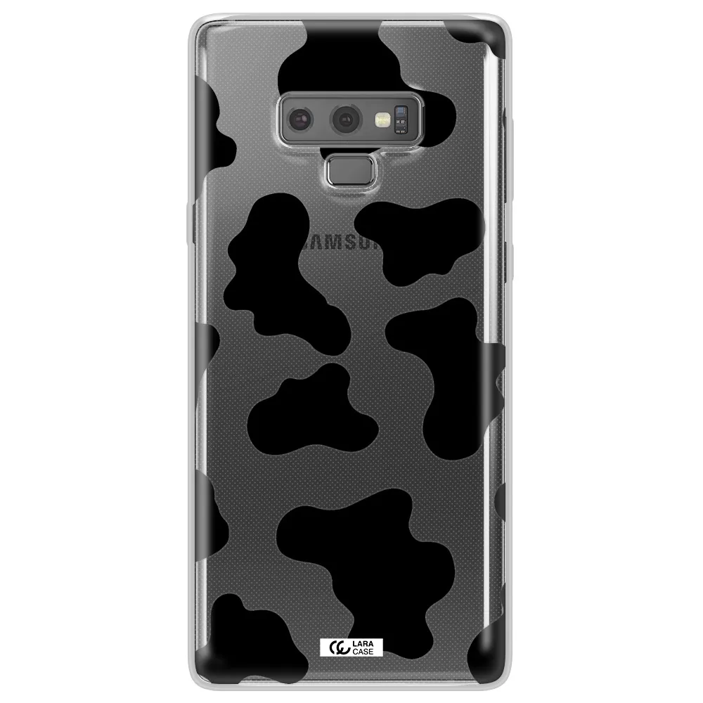 Cow Print Samsung Note 9 Clear TPU Case