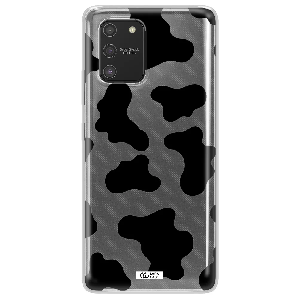 Cow Print Samsung S10 Lite Clear TPU Case