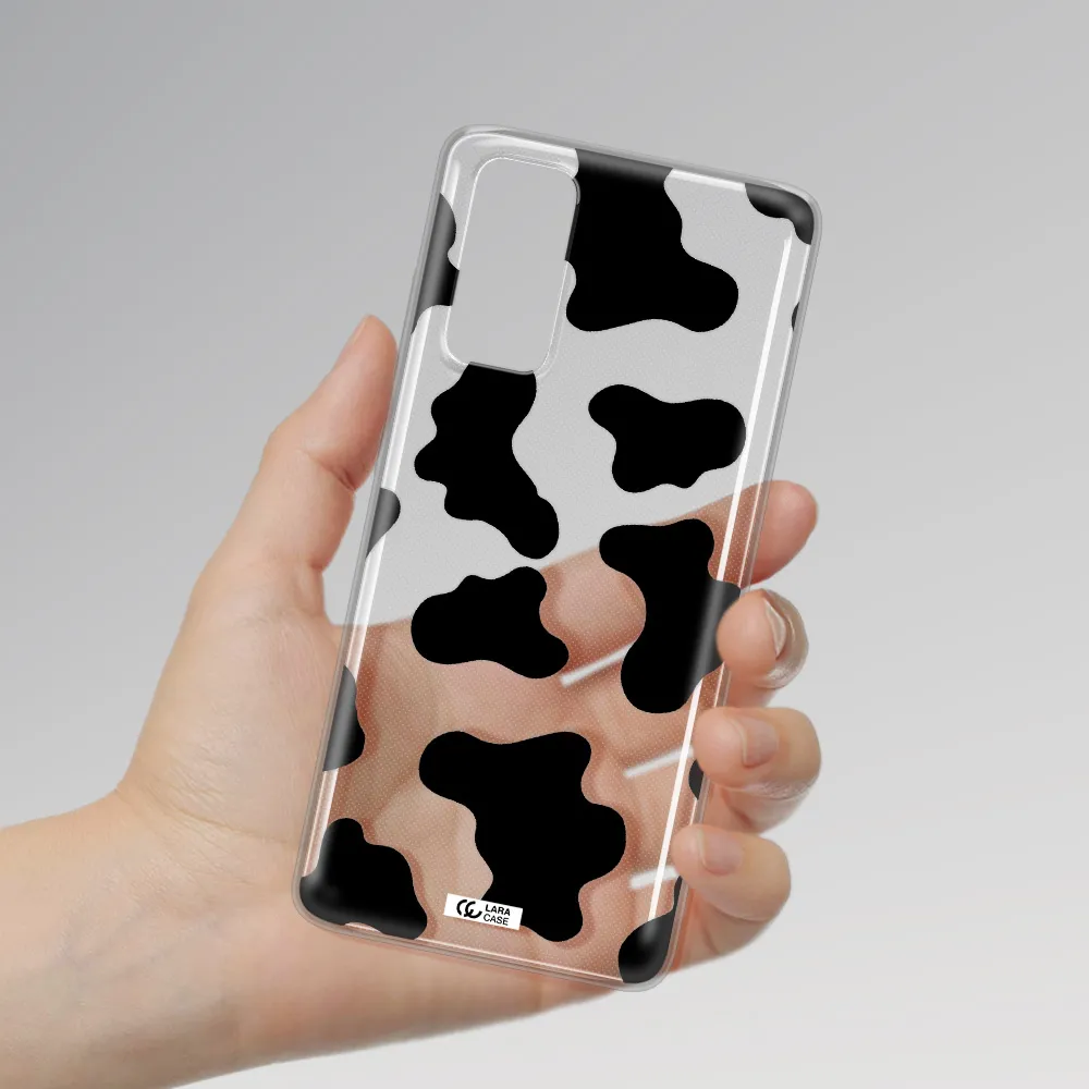 Cow Print Samsung S20 Fe Clear TPU Case