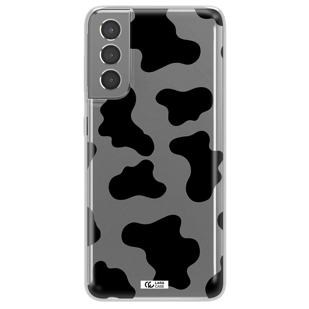 Cow Print Samsung S21 Clear TPU Case