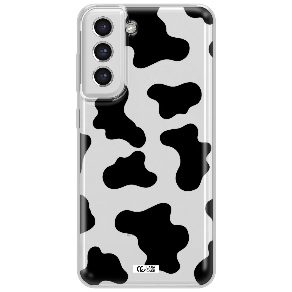 Cow Print Samsung S21 Fe Clear Tpu Case