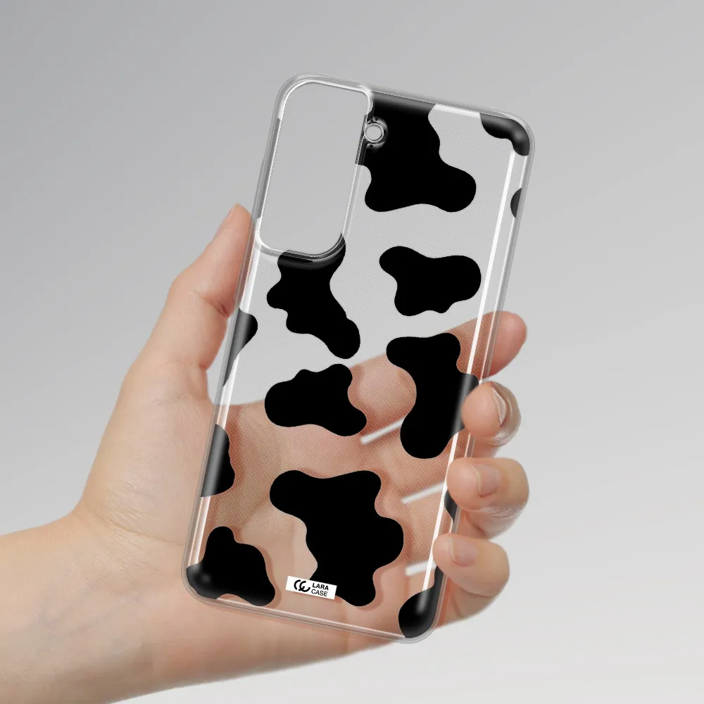 Cow Print Samsung S21 Fe Clear Tpu Case