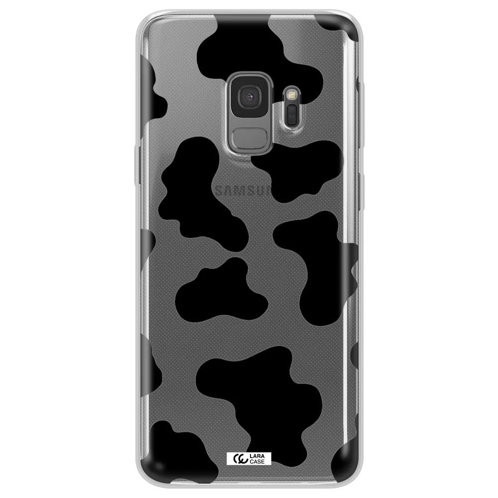 Cow Print Samsung S9 Clear TPU Case