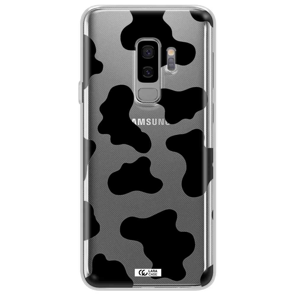 Cow Print Samsung S9 Plus Clear TPU Case
