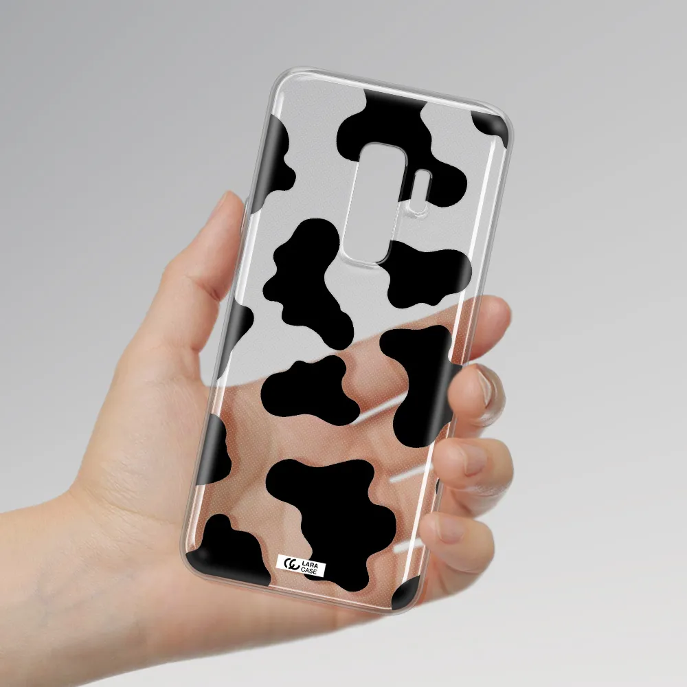 Cow Print Samsung S9 Plus Clear TPU Case