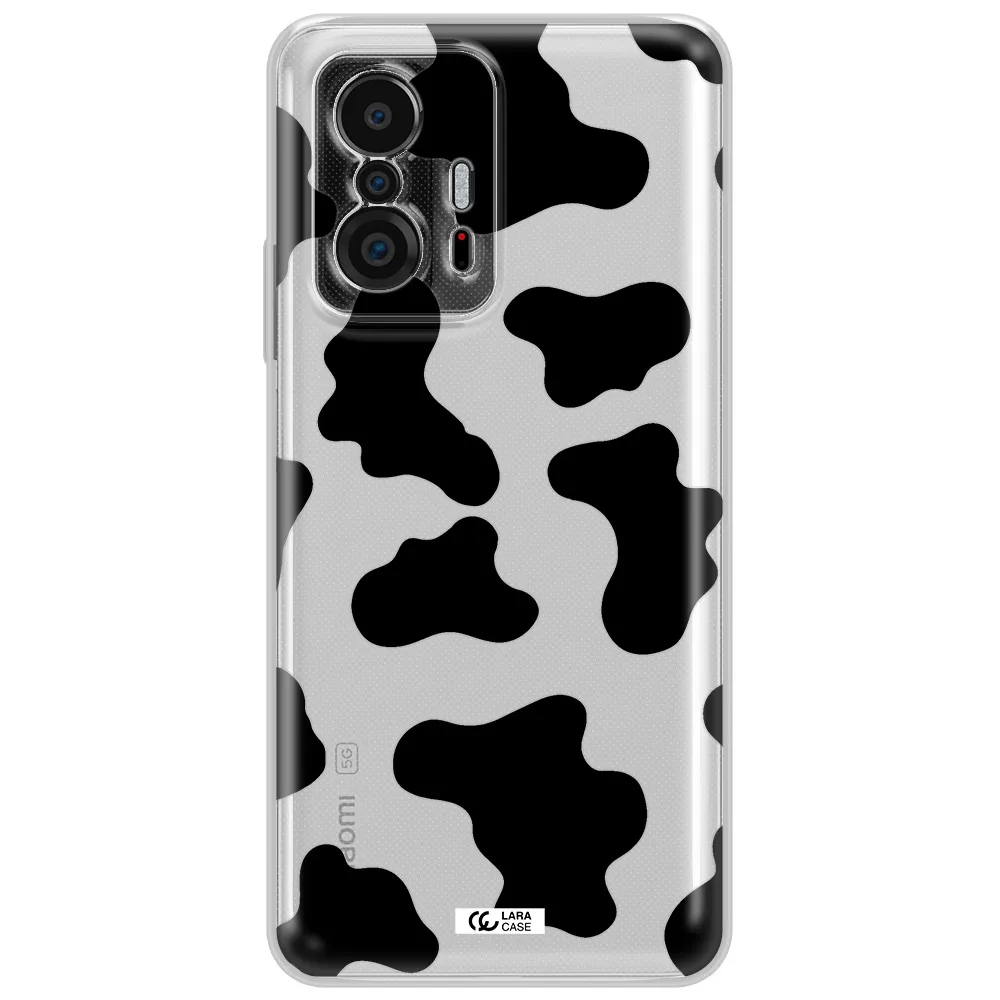 Cow Print Xiaomi 11T Clear Tpu Case