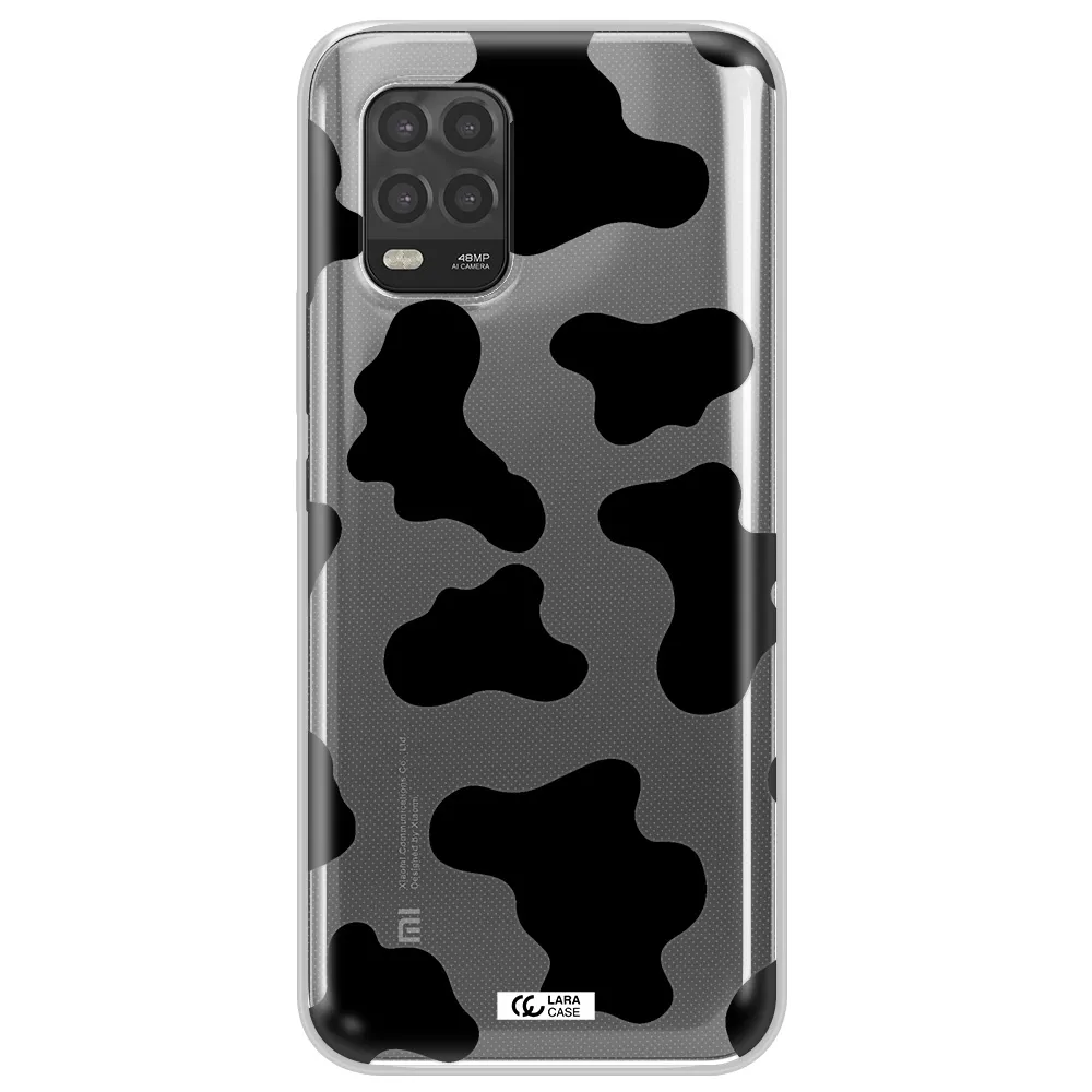Cow Print Xiaomi Mi 10 Lite Clear TPU Case