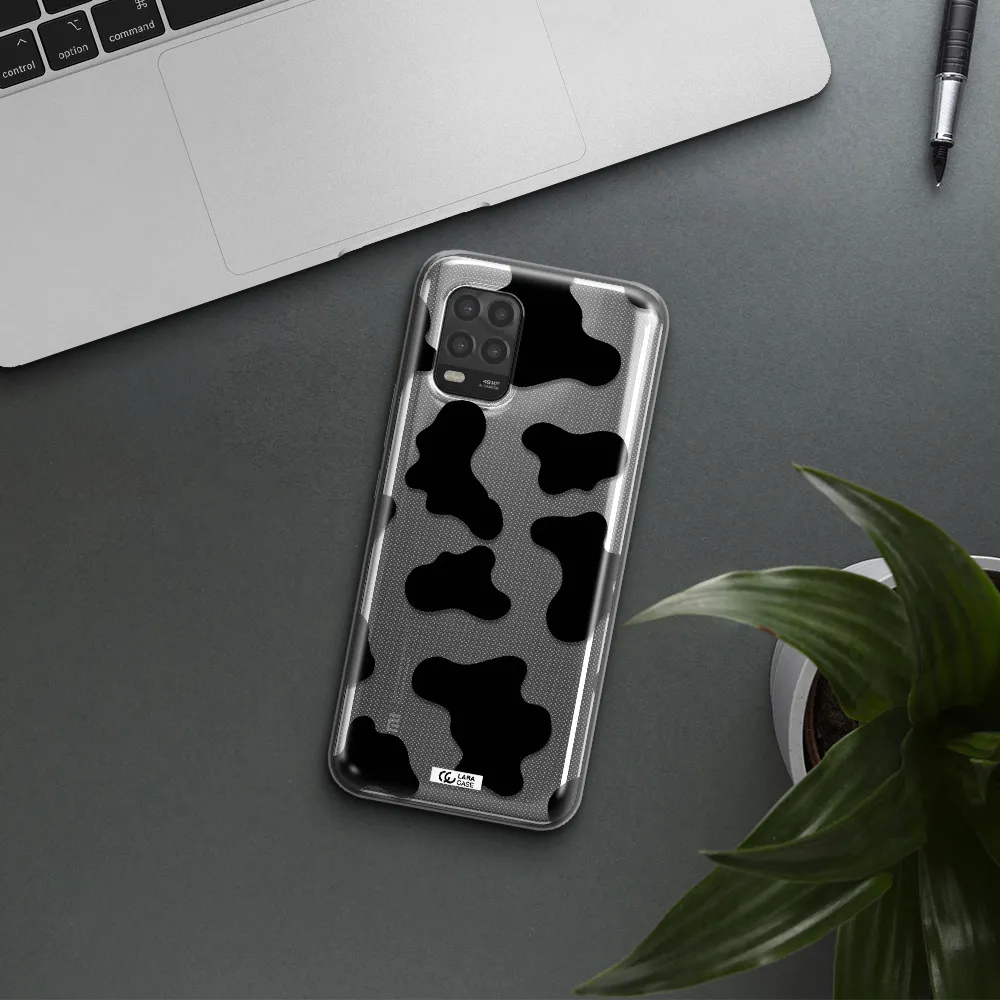Cow Print Xiaomi Mi 10 Lite Clear TPU Case