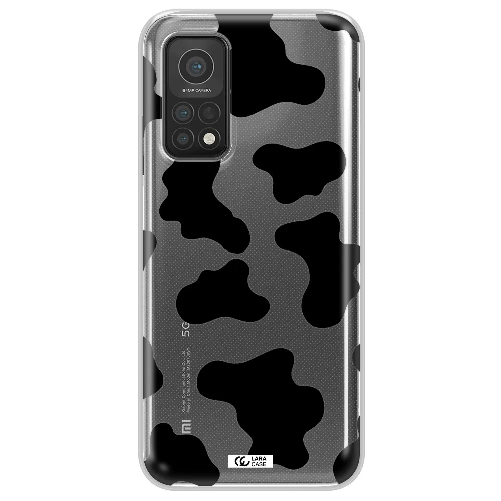 Cow Print Xiaomi Mi 10T Clear TPU Case