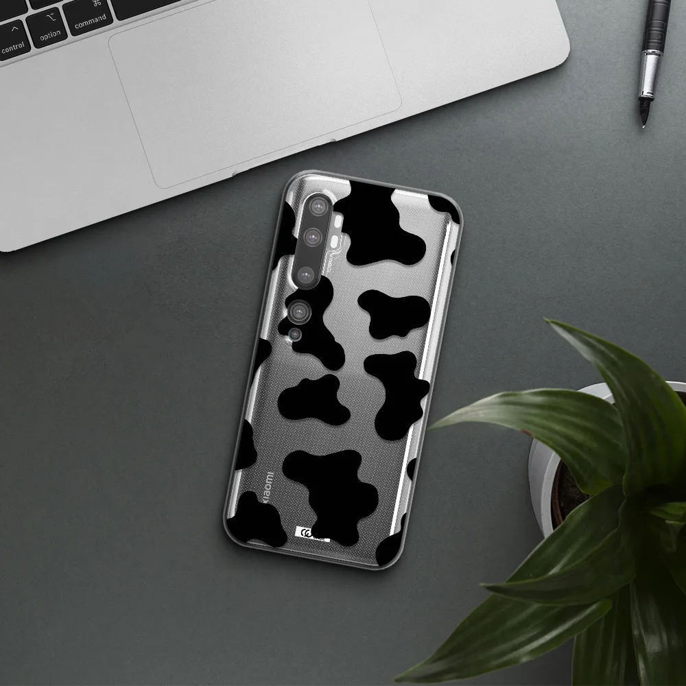Cow Print Xiaomi Mi Note 10 Clear TPU Case